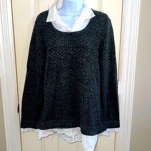 Ladies 2 shirt look XL